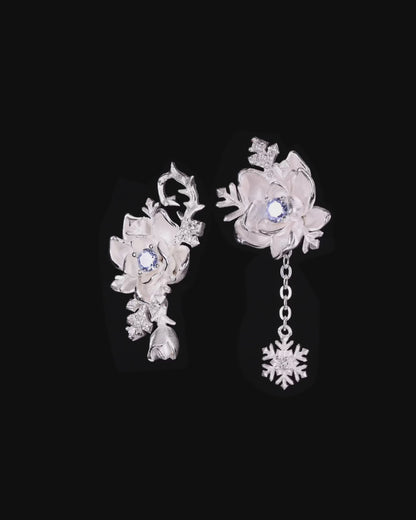 Zayne - Frosted Jasmine Earrings