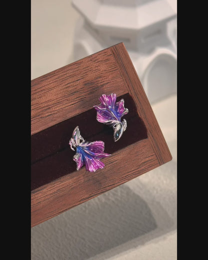 Rafayel - Dual-Tone Betta Fish Earrings