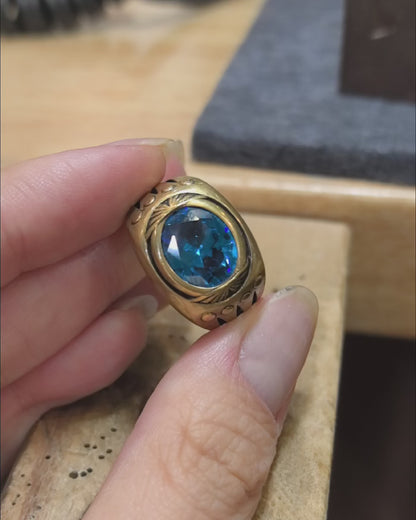 Rafayel - "Hand-Polished Gem" (Women's Ring)｜Affinity 100
