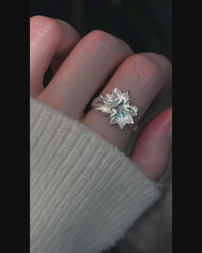 Caleb - Twin Lotus Ring